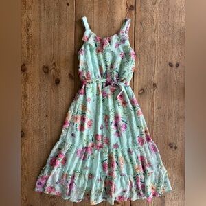 Zunie Floral Tie-Waist Sundress